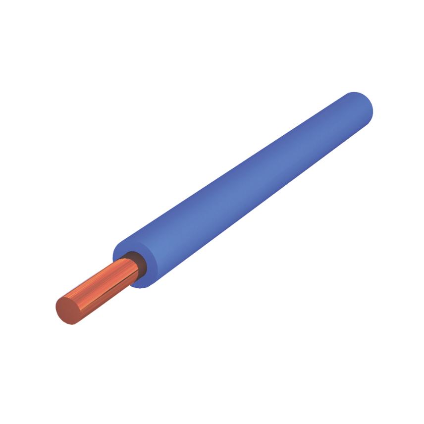 VD H07V-U Eca 1,5 mm2 blauw - 100m