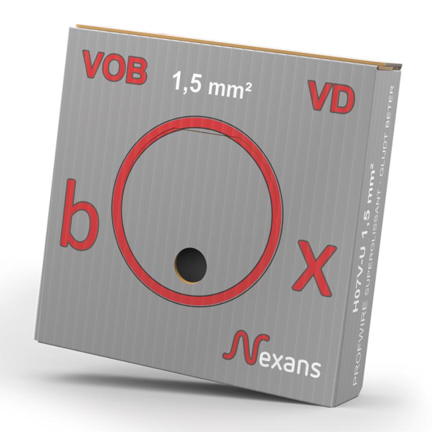 VOB-VDBOX H07V-U Eca 1.5 GREY D100 P6km