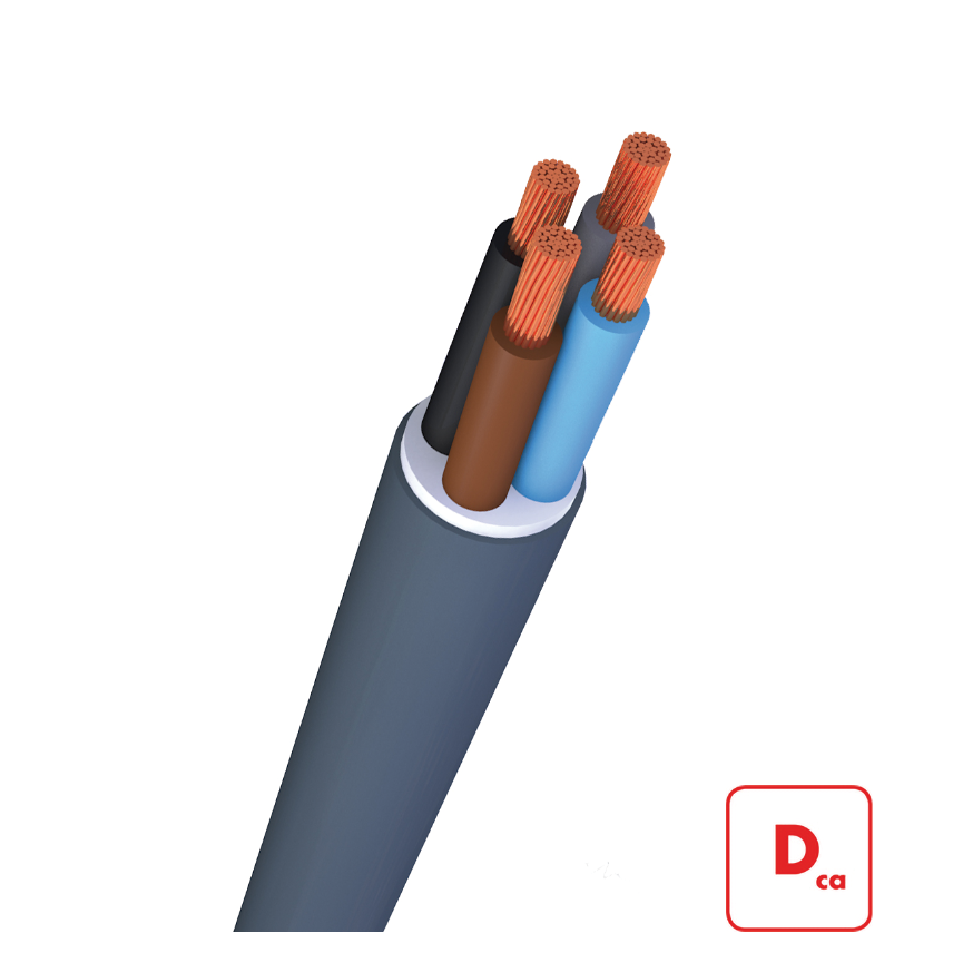 YMvK Dca-s2 0.6/1 kV Easy Strippable 2x2.5 MM2