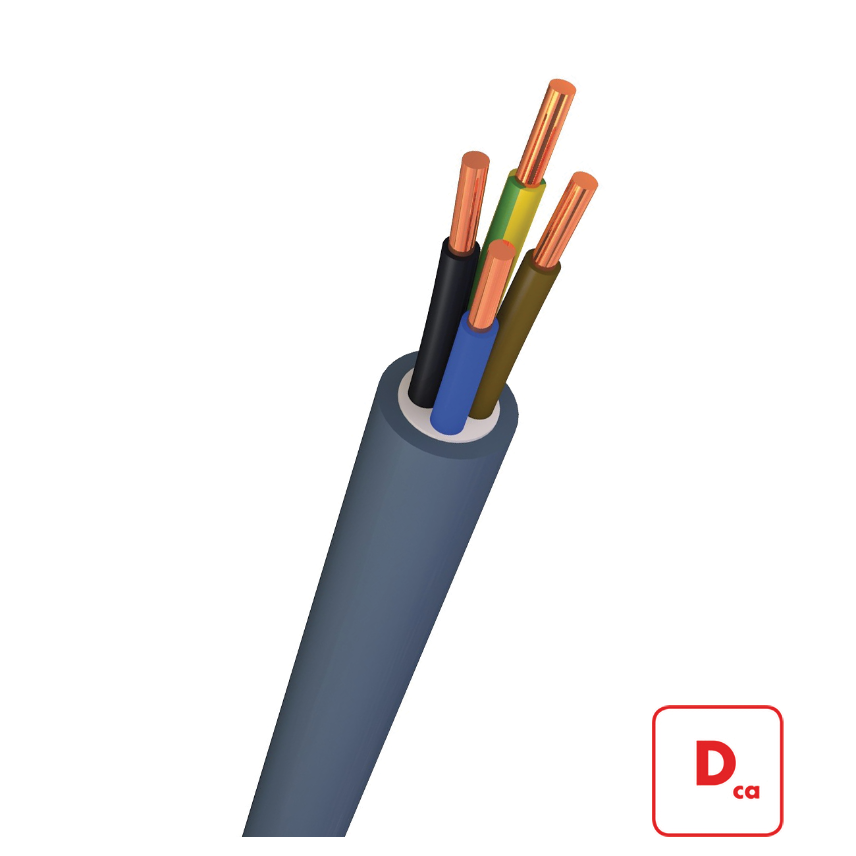 YMvK Dca-s2 0.6/1 kV Easy Strippable 3G1.5 MM2 (R100)