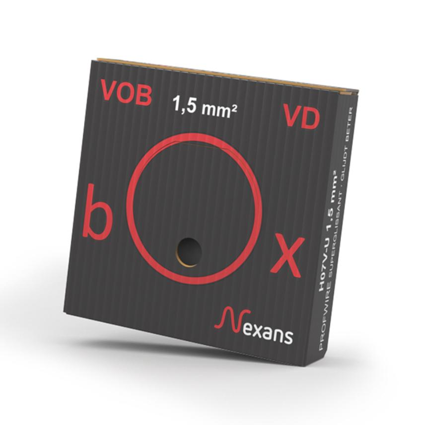 VDbox H07V-U Eca 1.5  BLACK 5D100