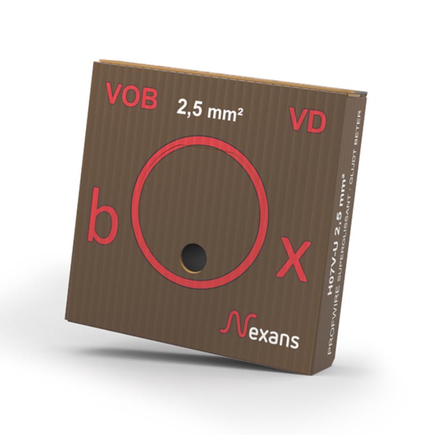 VDbox H07V-U Eca 2.5  BROWN 5D100