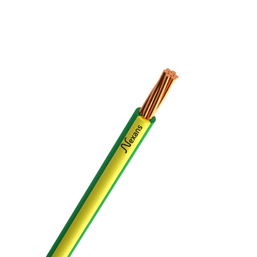 H07V-R Eca 10 mm2 groen/geel - 100m