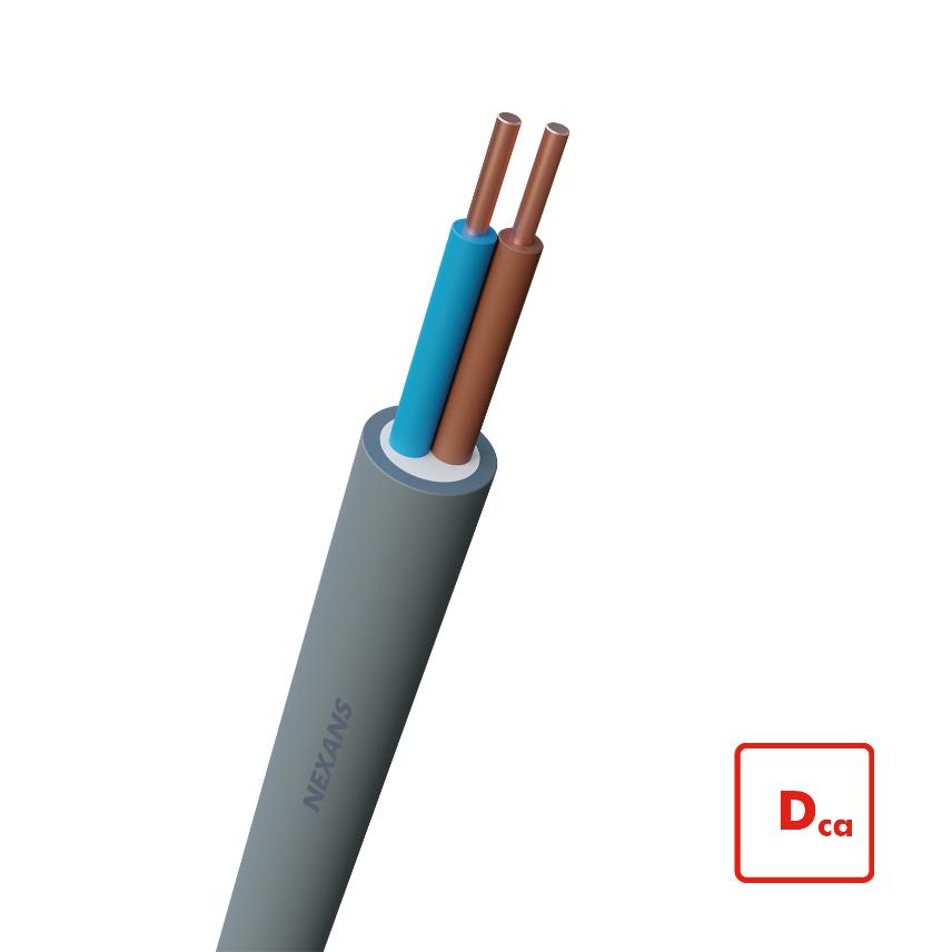 YMvK Dca-s2 0.6/1 kV Easy Strippable 2x1.5 MM2 (R100)