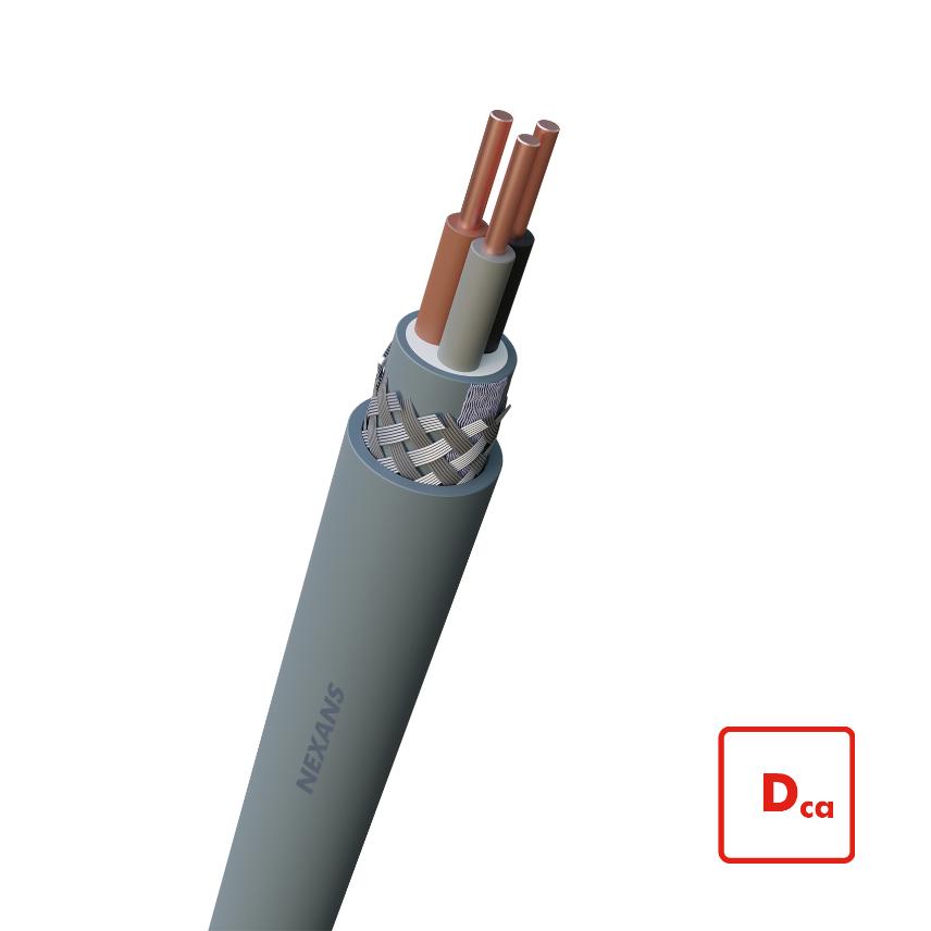 VO-YMvKas Dca-s2 0.6/1 kV 3X1.5 (B500)
