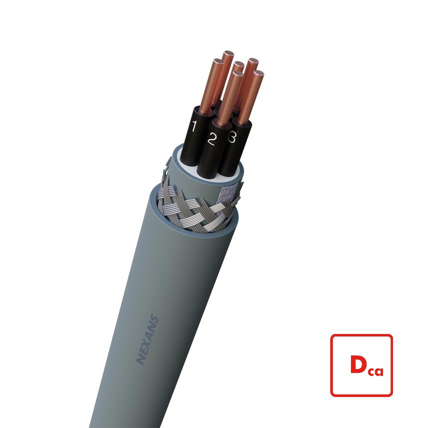 VO-YMvKas Dca-s2 0.6/1 kV 6X2.5 MM2