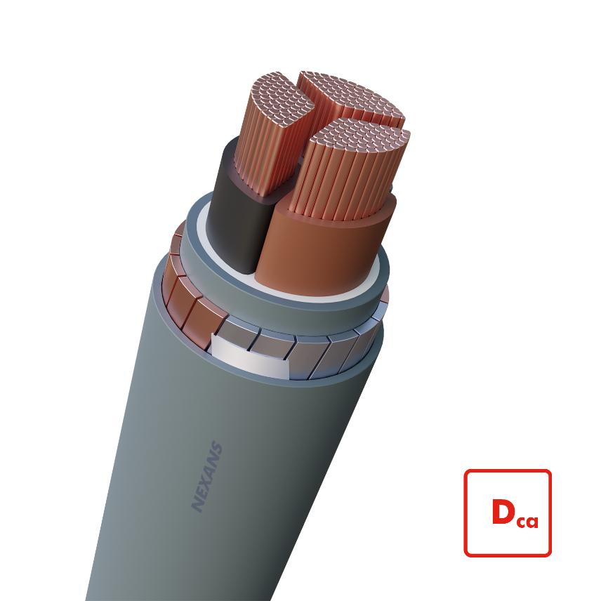 VG-YMvKas Dca-s2 Flex 0.6/1kV 3x120 mm2