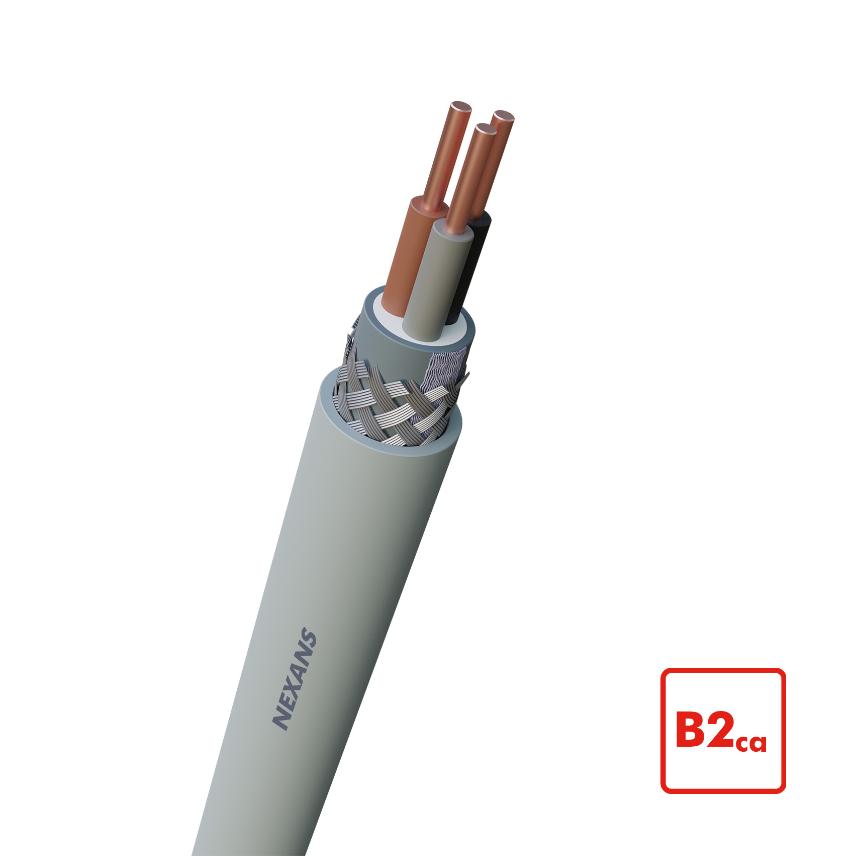 Nexans Z1O-YMz1Kas B2ca 0,6/1 kV   3x6/6 mm2 MTR