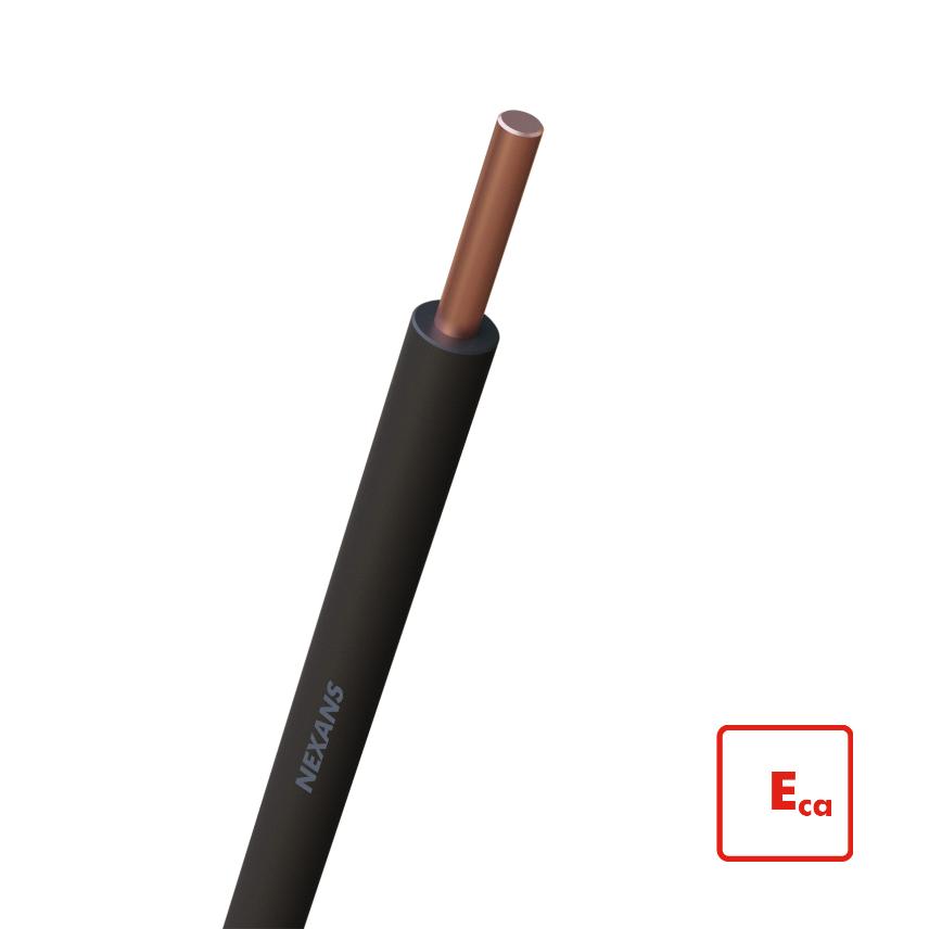 H07V-R Eca 4 mm2 zwart - 100m