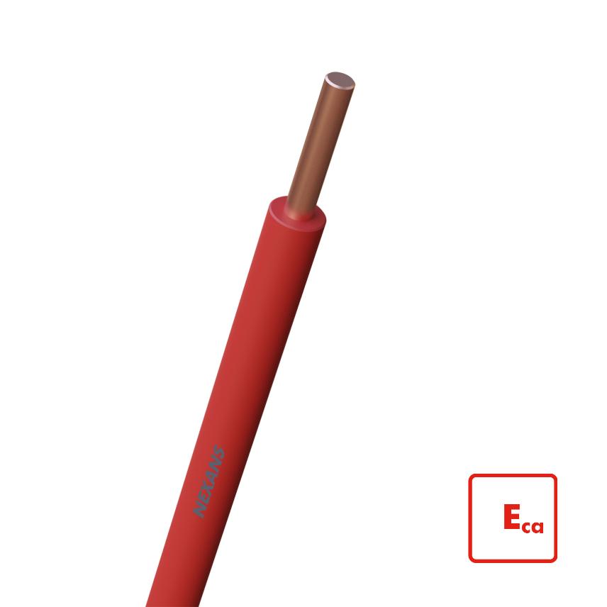 H07V-R Eca 4 mm2 rood - 100m
