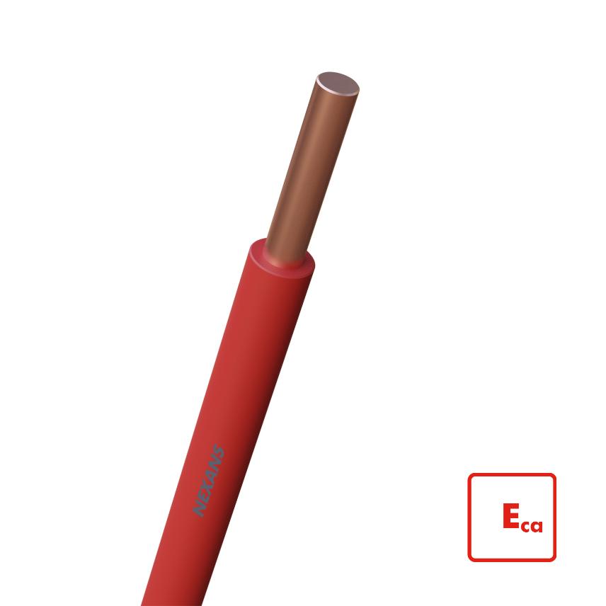 H07V-R Eca 6 mm2 rood - 100m
