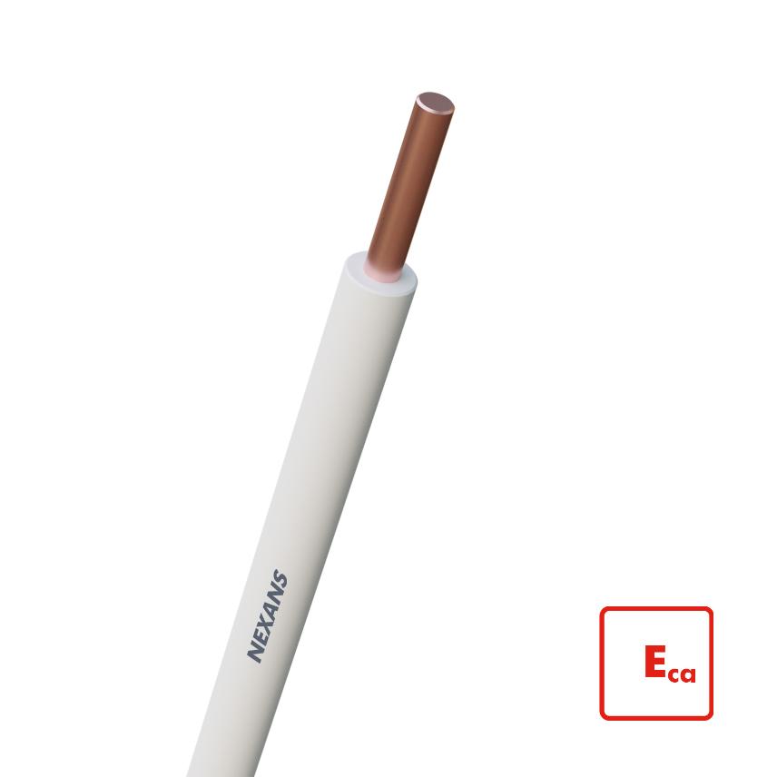 VD H07V-U Eca 2,5 mm2 wit - 100m