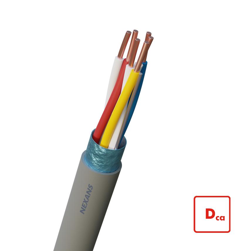 Y(st)Y Dca-s2 3x2x0,8 mm grijs MOBIWAY-500m