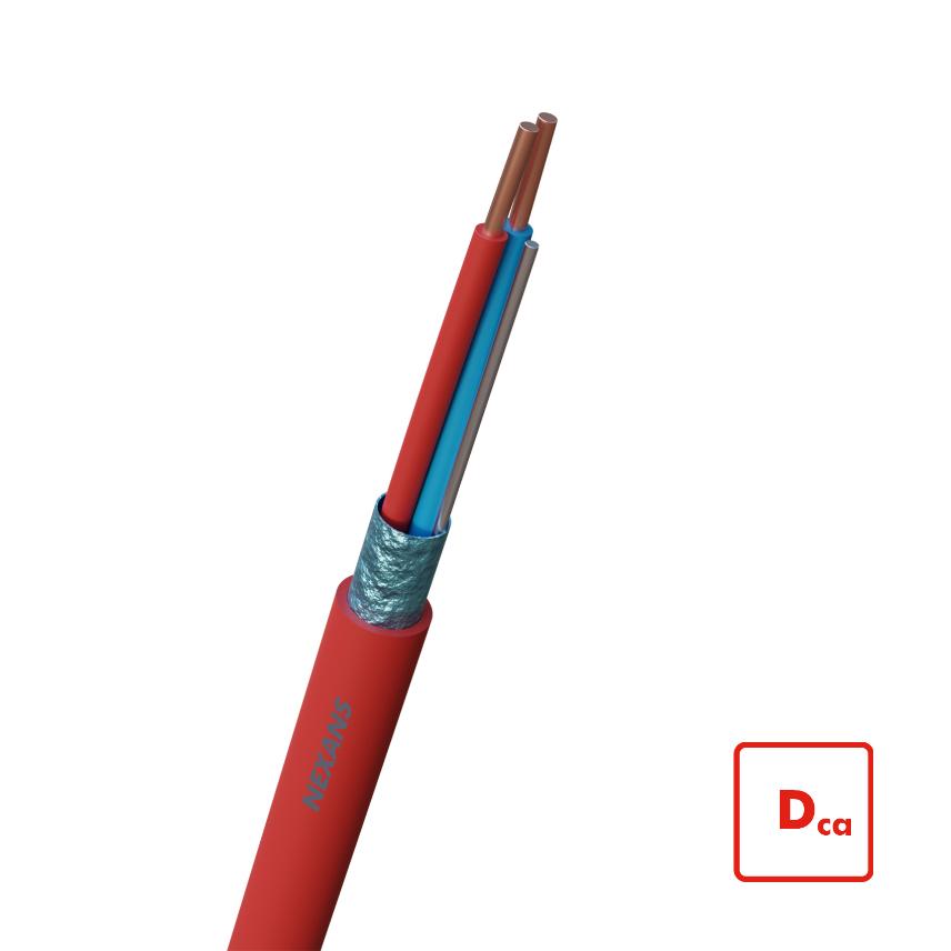 Y(st)Y Dca-s2 1x2x0,8 mm rood MOBIWAY-500m