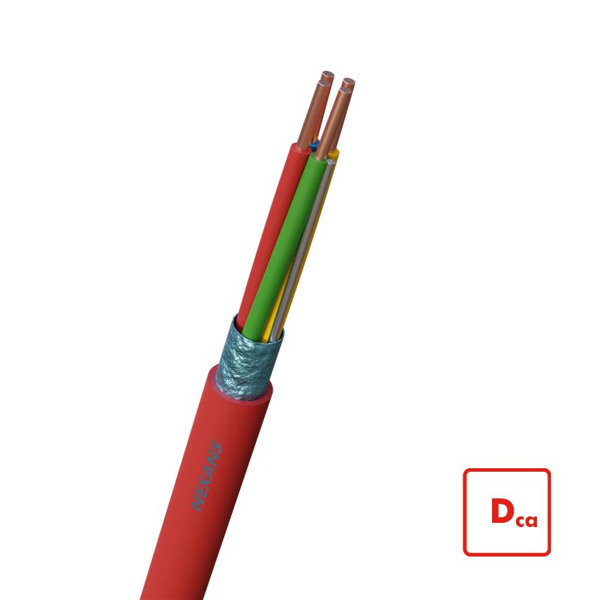 Y(st)Y Dca-s2 1 x 4 x 0,8 mm rood (H500)