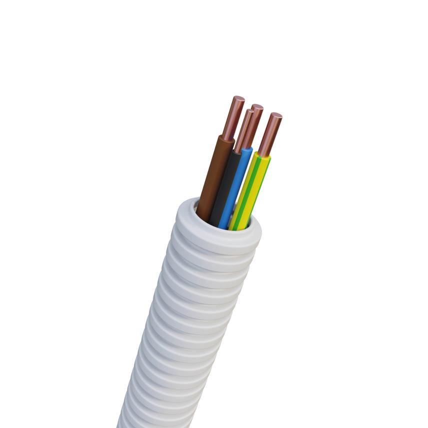 Nexans N-LINE16 H07V-U Eca 2G2,5+1,5 green/yellow brown +black R100