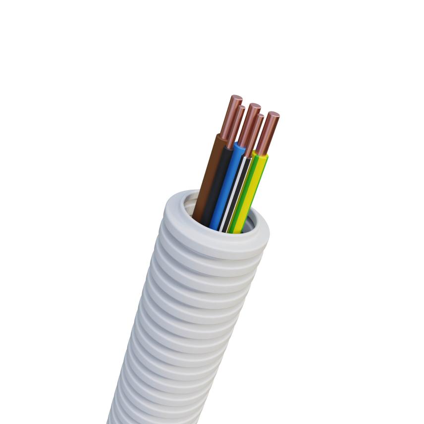 Nexans N-LINE16 H07V-U Eca 3G2,5+2x1,5 green/yellow blue brown +black black-white R100
