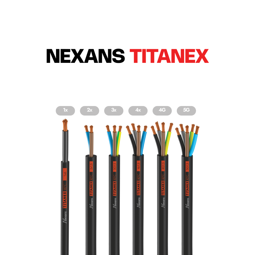 TITANEX® 90°C Eca     3G1,5 mm2 - R100